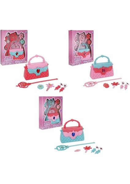 Kokoş Set Çanta Asa Toka 3r -Sun Kız Erkek Çocuk Oyuncak Eğitici Oyuncaklar