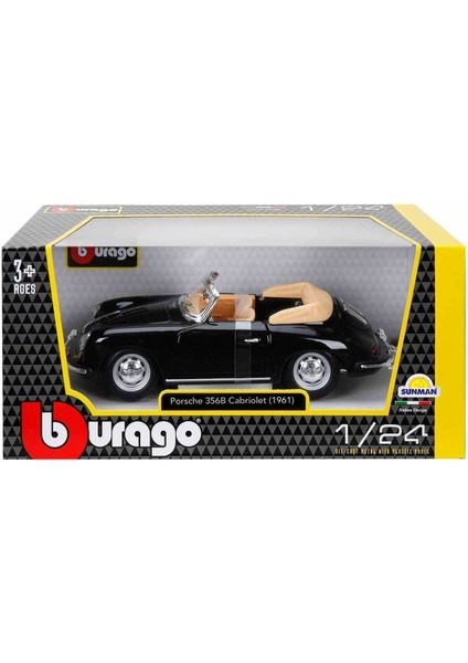 1022078 1:24 Porsche 356B Cabriolet 1961 Araba Kız Erkek Çocuk Oyuncak Eğitici Oyuncaklar