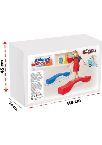 03 709M Denge Yürüme Yolu Mavi -Pilsan Oyuncak Kız Erkek Çocuk Oyuncak Eğitici Oyuncaklar modelleri