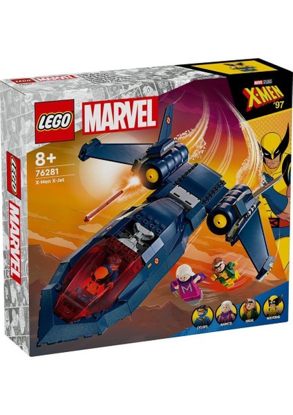 76281 Lego® Marvel X-Men X-Jet 359 Parça +8 Yaş Kız Erkek Çocuk Oyuncak Eğitici Oyuncaklar