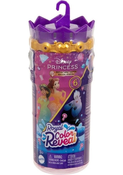 HXH16 Disney Prenses Royal Color Reveal Renk Değiştiren Prenses Bebekler Kız Erkek Çocuk Oyuncak Eği