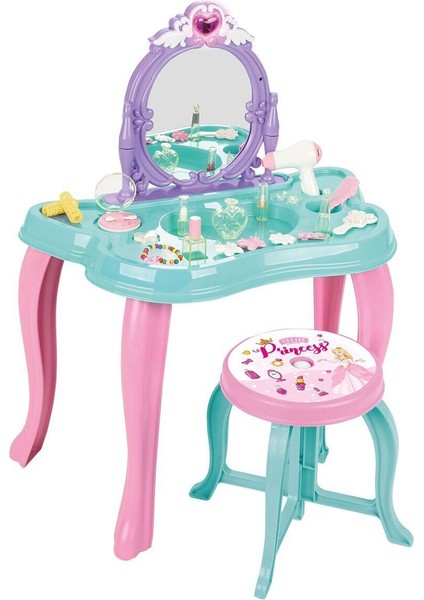 06 048M Sihirli Kelebek Makyaj Masası Mor -Pilsan Oyuncak Kız Erkek Çocuk Oyuncak Eğitici Oyuncaklar