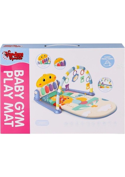 Piyanolu Ördek Gökkuşağ Oyun Halısı Kız Erkek Çocuk Oyuncak Eğitici Oyuncaklar