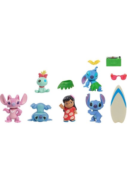 TTC41000 Stitch 6lı Mini Figür Set Kız Erkek Çocuk Oyuncak Eğitici Oyuncaklar fiyatları