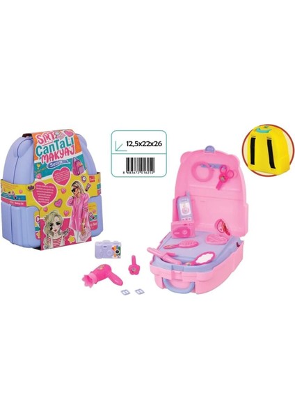 Sırt Çantalı Güzellik Seti Kız Erkek Çocuk Oyuncak Eğitici Oyuncaklar