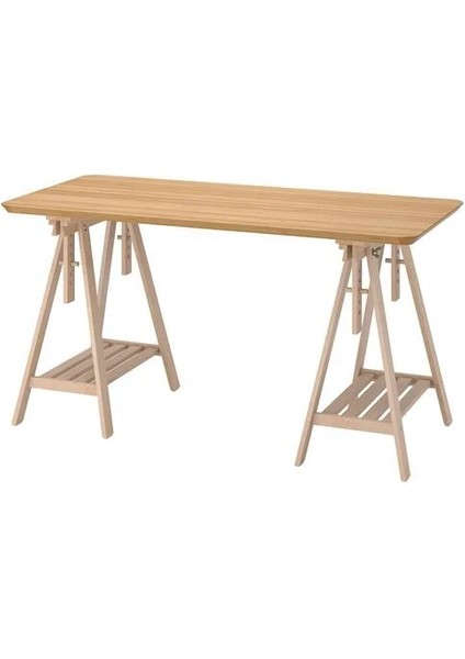 Anfallare / Mıttback Çalışma Masası Huş 140 x 65 cm