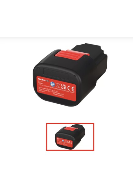 Batarya Lityum-Iyon Pil B 7.2 V