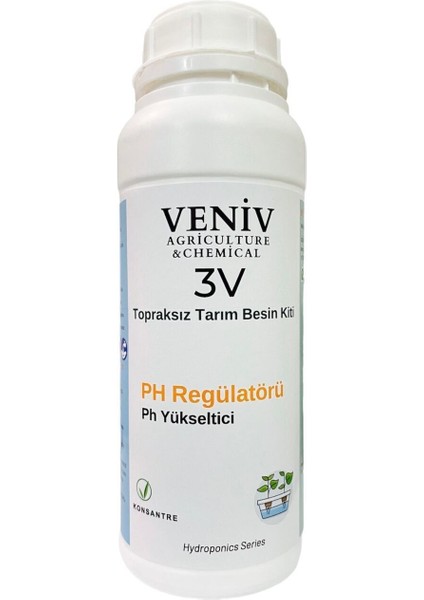 3V Topraksız Tarım Ph Regülatörü Ph Yükseltici 1l