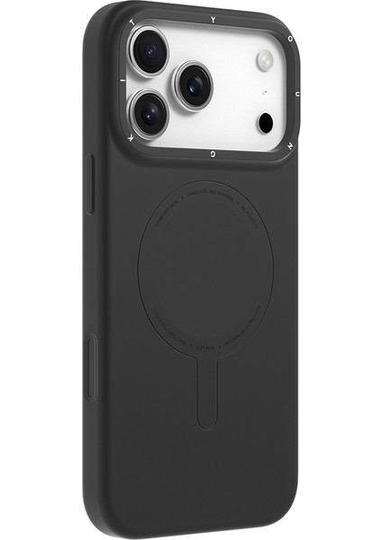 iPhone 17 Pro Uyumlu Kılıf M-Safe Şarj Özellikli Youngkit Morandi Serisi Kapak Siyah fiyatları