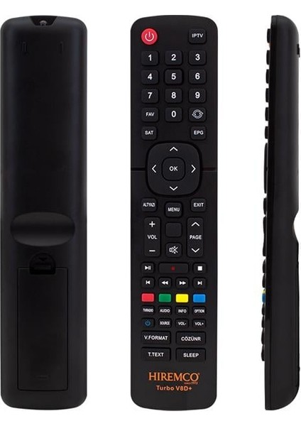 Hiremco Turbo V8D+ Uydu Alıcı Kumandası