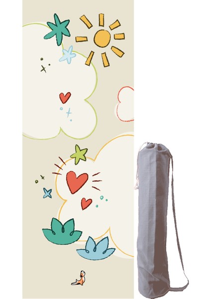 Reflect Series 4.1 mm Doodles Doğal Kauçuk Kaydırmaz Yoga Matı fiyatları