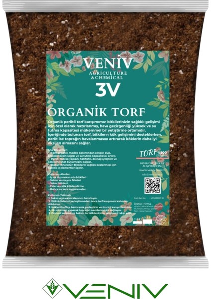 3V Bitki Toprağı 5 Litre- Yüksek Kalite Karışım