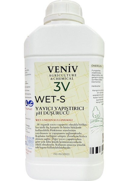 3V Wet-S Yayıcı Yapıştırıcı 5 Lt