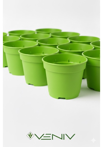 Renkli Fide Yetiştime Saksısı 10 Adet-0.3l