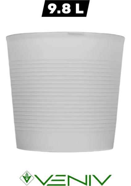 Dekoratif Kırılmaz Esnek Saksı 9.8 L