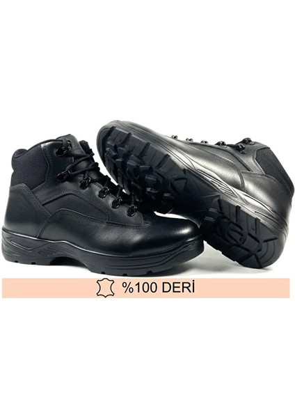 Hakiki Deri Siyah Güvenlik Botu modelleri
