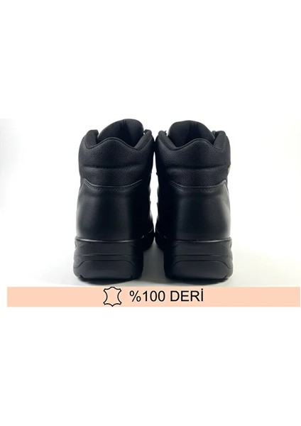 Hakiki Deri Siyah Güvenlik Botu fırsatları