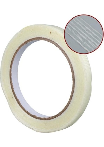 Weko WK-20830 Lifli Flat Güçlü Yapışkanlı Izolasyon Bant 10MM