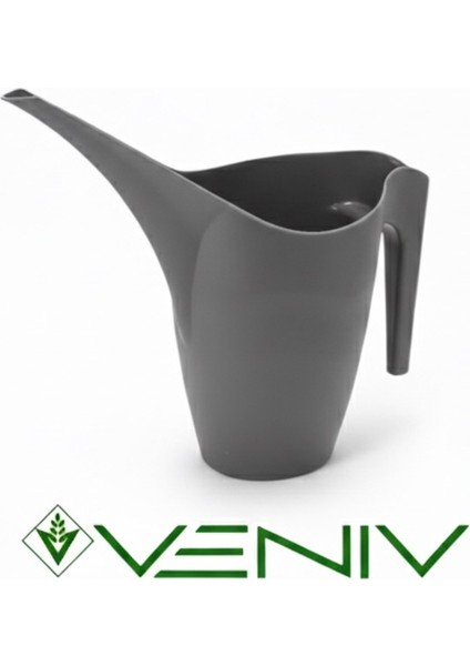 Estetik 2l Sulama Kabı 1 Adet 2l Krem Rengi