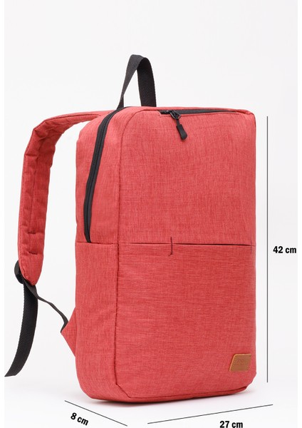 Kırmızı SHK61 3 Bölmeli 13-14-15 Inç Uyumlu Laptop Sırt Çantası fiyatları
