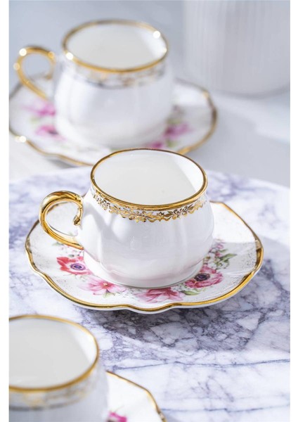 Sage 6 Kişilik Kahve Fincanı Takımı - 90 ml