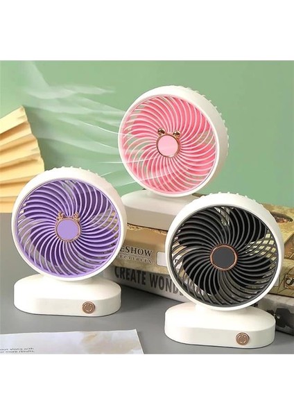 Mini Masaüstü Vantilatör Mini Fan Mini Vantilatör Masaüstü Fan Şarjlı Taşınabilir Fan fırsatları