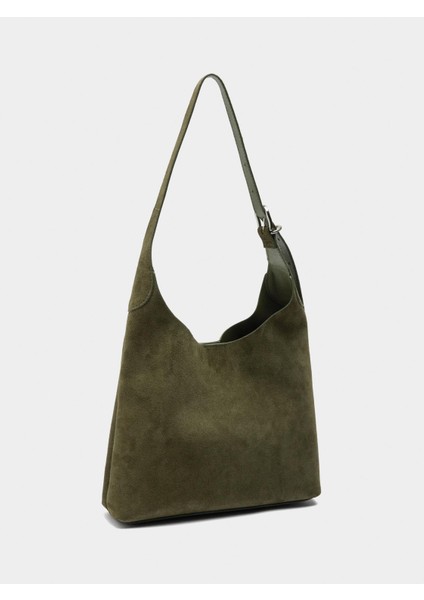 %100 Süet Deri Omuz Çantası modelleri