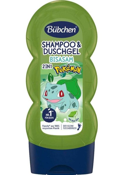 Çocuk Şampuan&duş Jeli 2 In 1 Pokemon Bulbasaur 230 ml