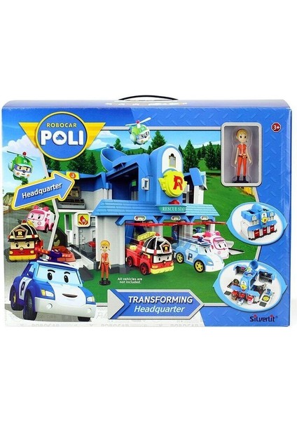 Polı 83304 Ana Merkez Transformers Oyun Seti Kız Erkek Çocuk Oyuncak Eğitici Oyuncaklar
