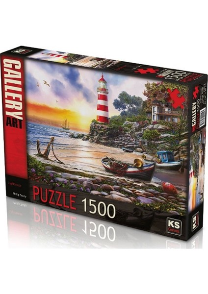 Ks Games Lighthouse Puzzle 1500 Parça 22040 Kız Erkek Çocuk Oyuncak Eğitici Oyuncaklar