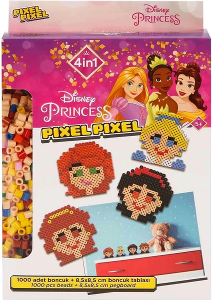 4in1 Disney Princess Pixel Pixel Boncuk Aktivite ve Oyuncak Seti Kız Erkek Çocuk Oyuncak Eğitici Oyu modelleri