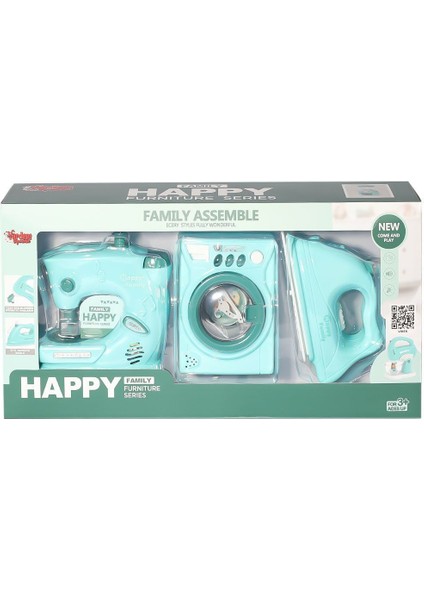 LS8294Q-42Q-35Q 3'lü Küçük Ev Aletleri -Vardem Kız Erkek Çocuk Oyuncak Eğitici Oyuncaklar