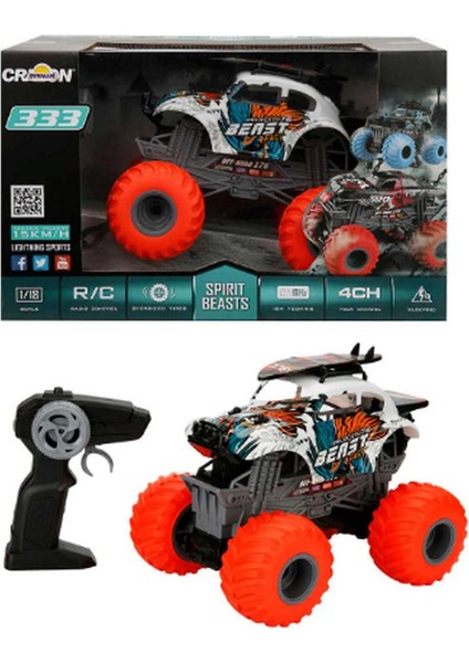 1:18 Uzaktan Kumandalı Spirit Beasts Beetle USB Şarjlı Araba 25CM Kız Erkek Çocuk Oyuncak Eğitici Oy