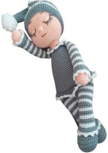 Organik Amigurumi Uykucu Bebek