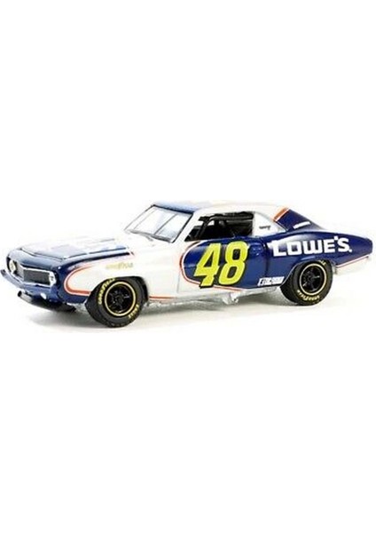 Greenlight 1/64 1969 Chevrolet Camaro - Jimmie Johnson Kız Erkek Çocuk Oyuncak Eğitici Oyuncaklar