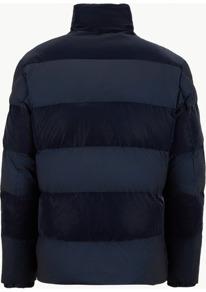 D5WM-MNT3791 Lacivert Düz Erkek Mont