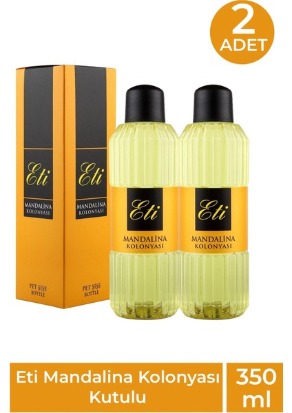 Mandalina Kolonyası 350 ml 2 Adet