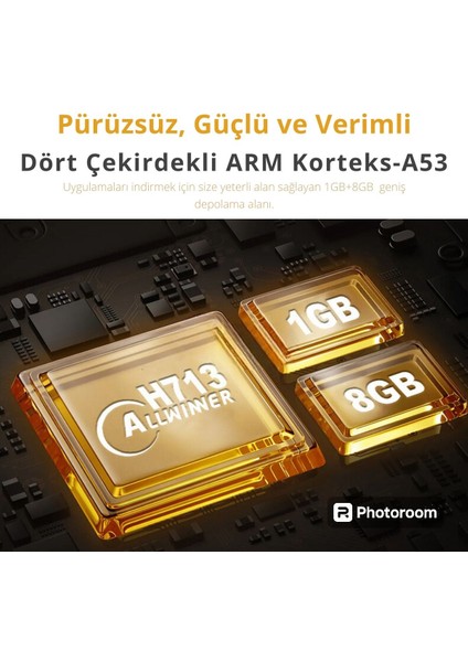 Taşınabilir Powerbankli 4K Destekli 1080P Android Sistemli Sinema Projeksiyon Cihazı modelleri