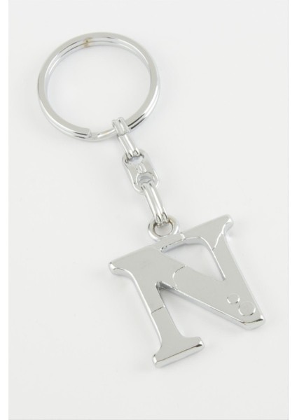 Techmrt Harfli Metal Anahtarlık-N