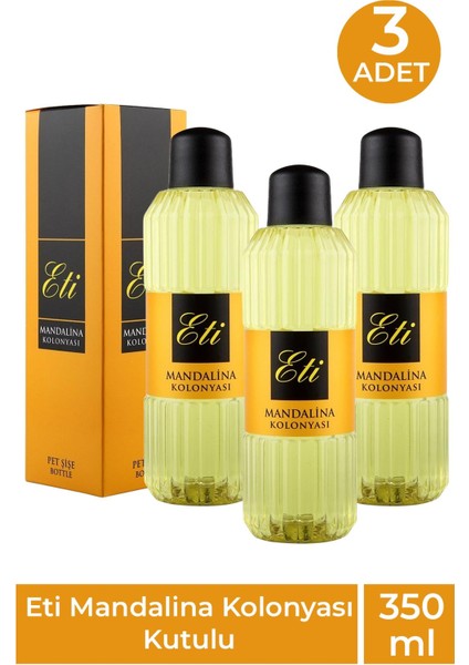Mandalina Kolonyası 350 ml 3 Adet