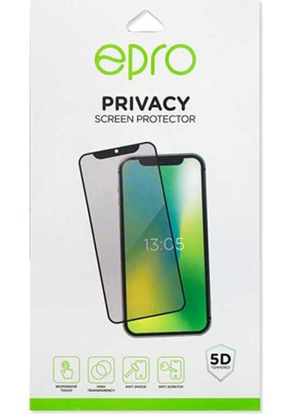 Iphone 12 Pro Max Uyumlu Hayalet Cam 5d Ekran Koruyucu Film Siyah