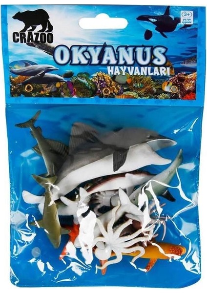 Okyanus Hayvanları Poşetli Hayvan Oyun Seti Kız Erkek Çocuk Oyuncak Eğitici Oyuncaklar fiyatları