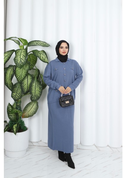 Cep Detay Etekli Triko Takım fiyatları