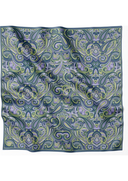 Etnik Desen Saf Ipek Twill Eşarp 4222D01 59 modelleri