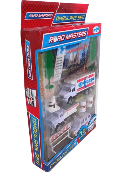 10 Parça Metal Ambulans Seti JP9103 indirimleri