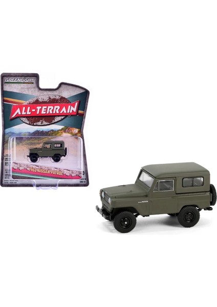Greenlight 1/64 All-Terrain Series 16- 1962 Patrol Matt Olive Green Kız Erkek Çocuk Oyuncak Eğitici