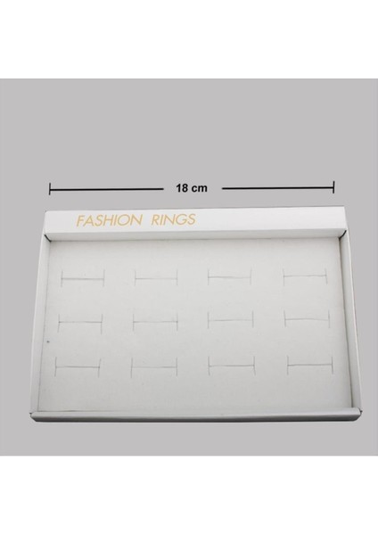 Techmrt 12LI Süngerli Yüzük Kutusu-Beyaz fiyatları