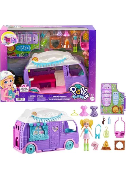 Polly Pocket Eğlenceli Karavan Oyun Seti Kız Erkek Çocuk Oyuncak Eğitici Oyuncaklar