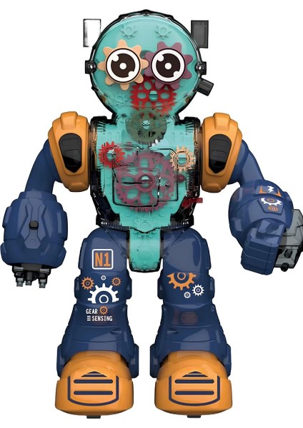 Işıklı ve Müzikli Şeffaf Renkli Robot Kız Erkek Çocuk Oyuncak Eğitici Oyuncaklar fiyatları