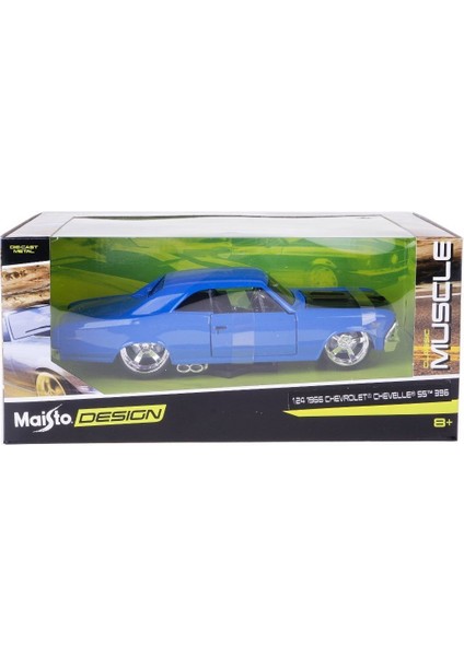 May 31333 1:24 1966 Chevrolet Chevelle Ss 396 Model Araba Kız Erkek Çocuk Oyuncak Eğitici Oyuncaklar
